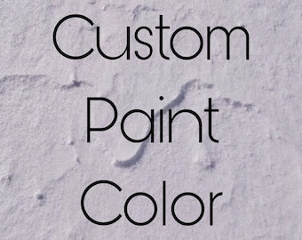 Custom Paint Color Add On - Etsy