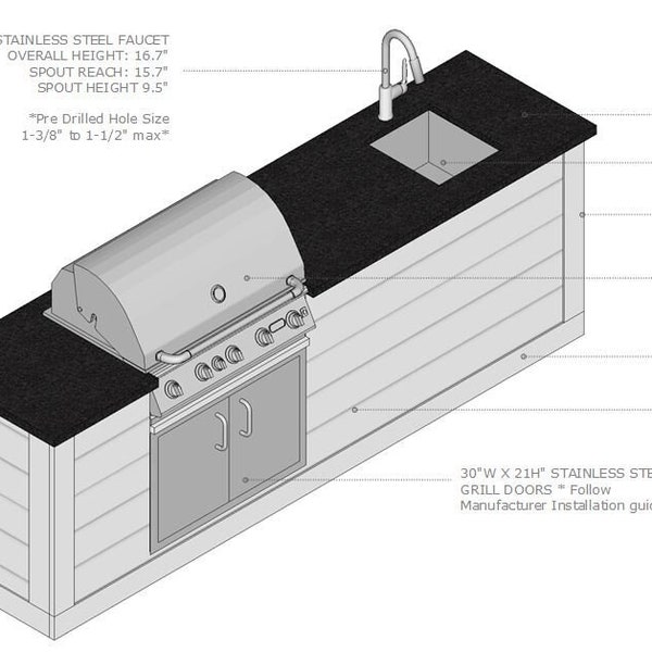 Outdoor Kitchen - Etsy