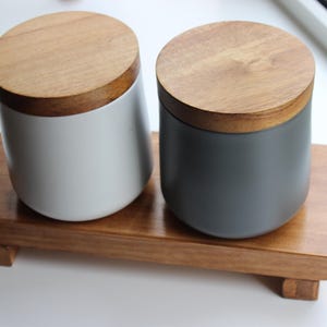 Large wooden kitchen countertop stand bild 8