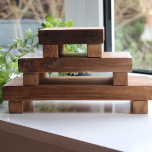 Large wooden kitchen countertop stand bild 11