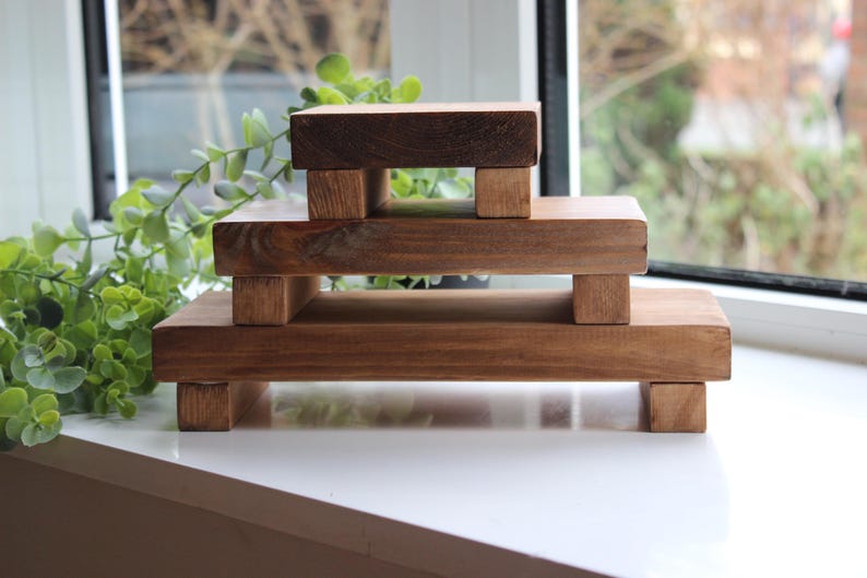 Large wooden kitchen countertop stand bild 11