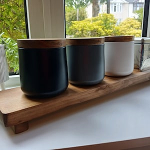 Large wooden kitchen countertop stand bild 14