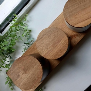 Large wooden kitchen countertop stand bild 13