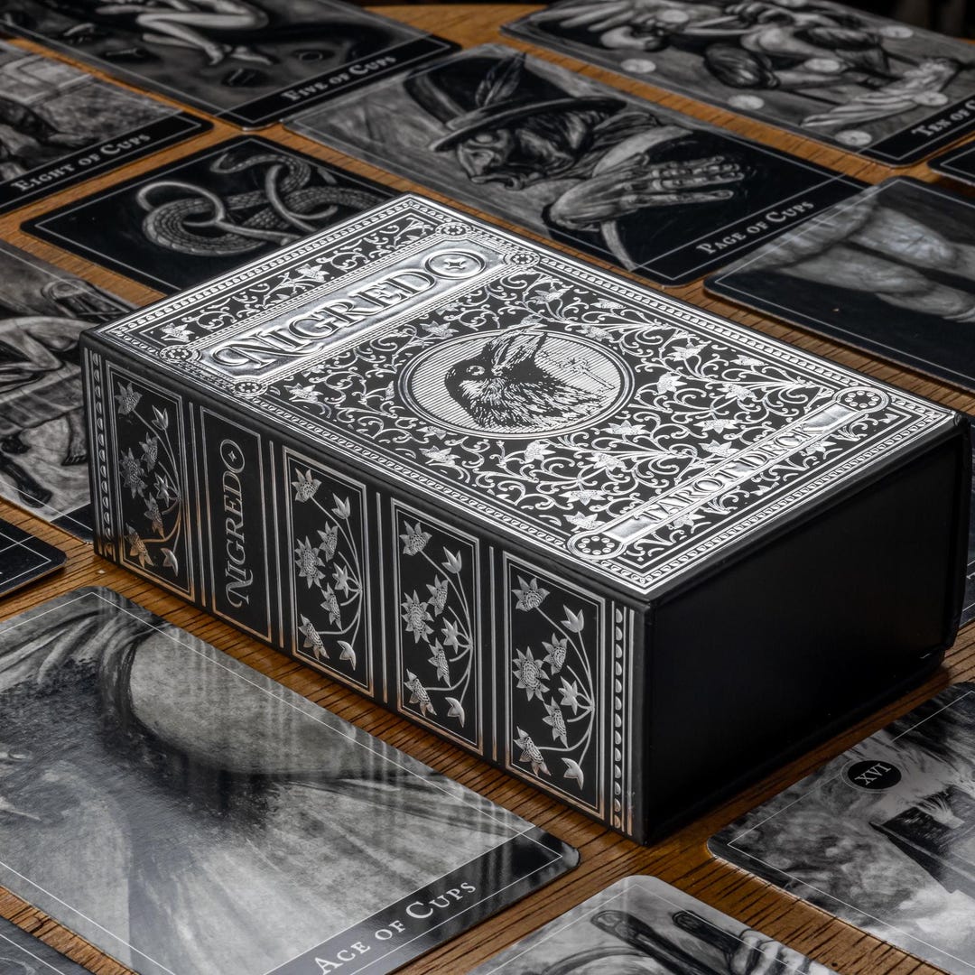 NIGREDO TAROT DECK Shadow Work Tarot Card Gothic Tarot Gift Deck