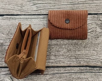 Small corduroy purse