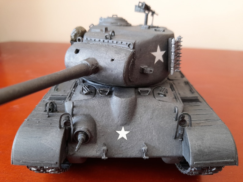 Built M26A-1 Pershing Tank Scale Model 1/35