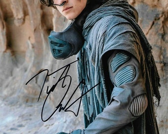 Timothee Chalamet   8 x10" (20x25 cm) Autographed Signed Photo