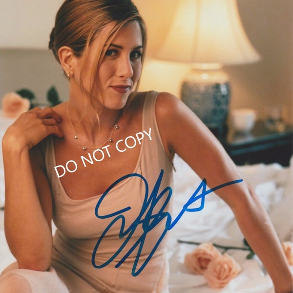 JENNIFER ANISTON      8 x10" (20x25 cm) Autographed Hand Signed Photo