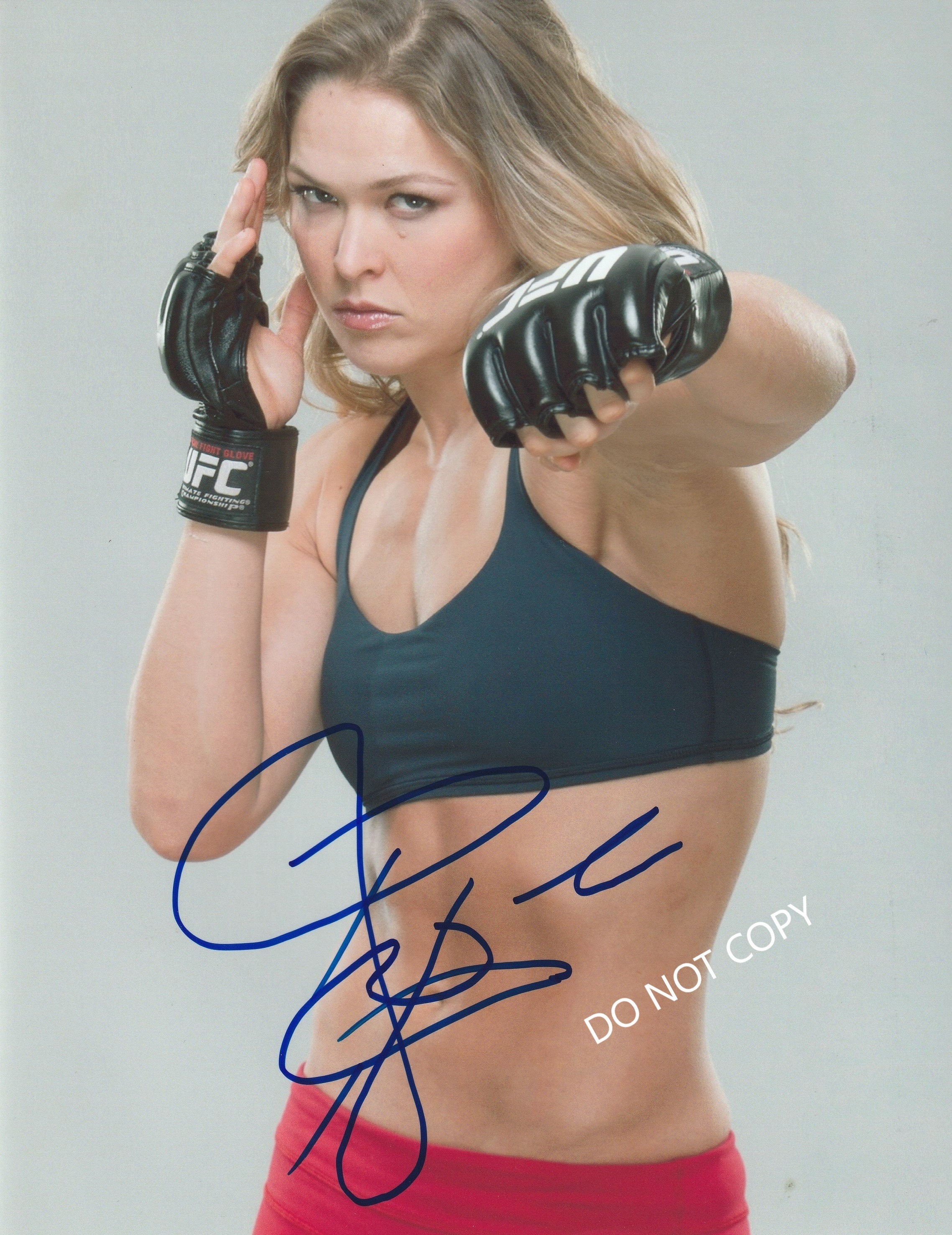Ronda Rousey 8 X10 20x25 Cm Autographed Hand Signed Photo Etsy