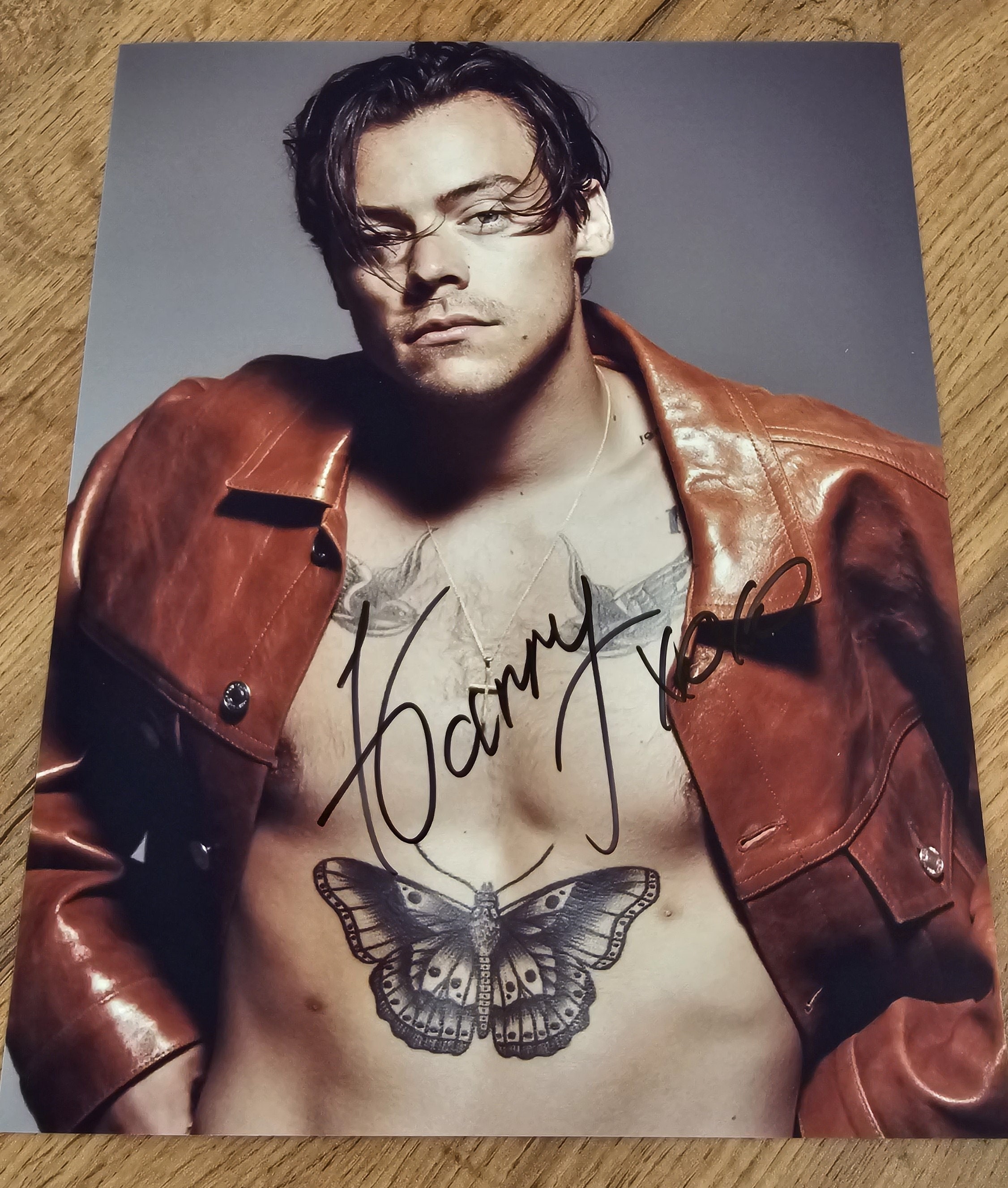 Harry Styles Fine Line Autographed Limited Edition Pinkvinyl Record 