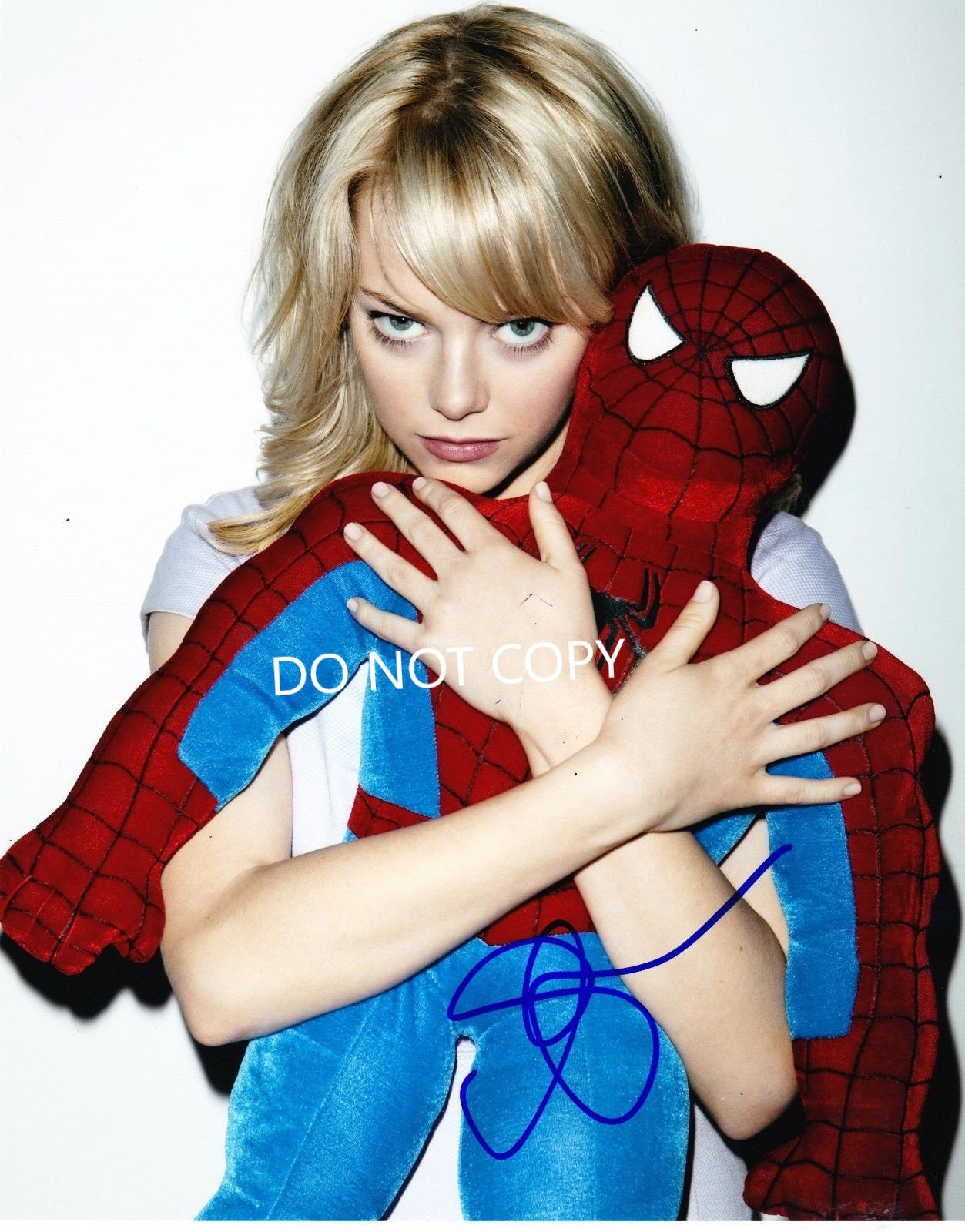 Superbad Emma Stone Autograph Autogramm The Amazing Spider-Man 