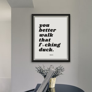 Anetra &quot;You Better Walk That Duck&quot; print, Ru Paul&#39;s Drag Race, Drag Race Print, RPDR, LGBTQ, Drag Queen, Gay Wall Art