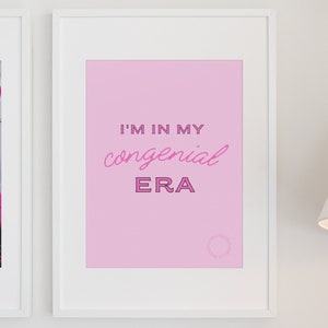 Mistress Isabelle Brooks &quot;I&#39;m in my congenial era&quot; print, Ru Paul&#39;s Drag Race, Drag Race Print, RPDR, LGBTQ, Drag Queen, Gay