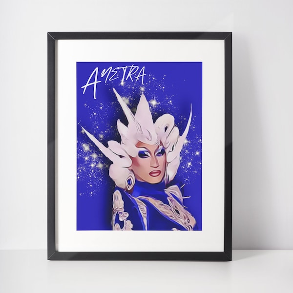 Anetra Print, Walk That Duck, A Drag Queen, RuPauls Drag Race, Ru Paul, RPDR, RPDR Season 15 LGBTQ Gay Print