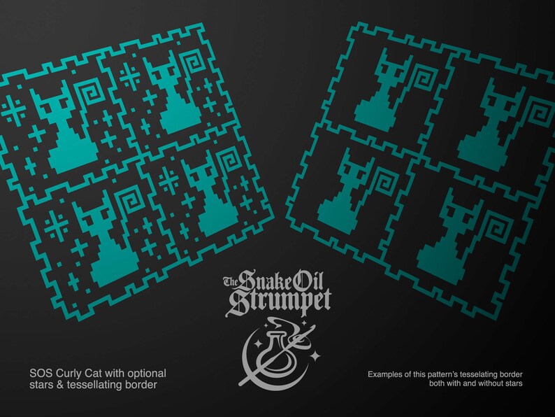 Sos Curly Cat Introductory Mosaic Crochet Pattern - Etsy