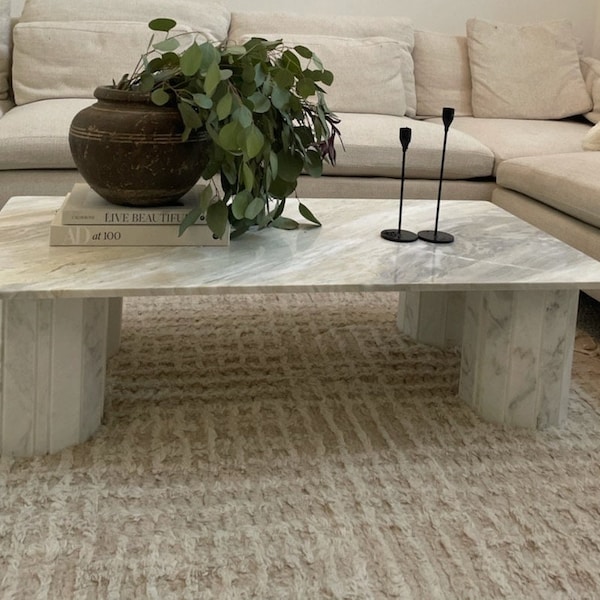 Marble Coffee Table - Etsy