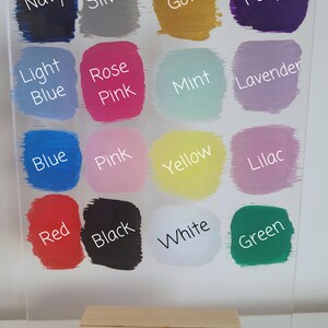 Personalised Christening Cake topper // Name // Date // Acrylic Circle image 9