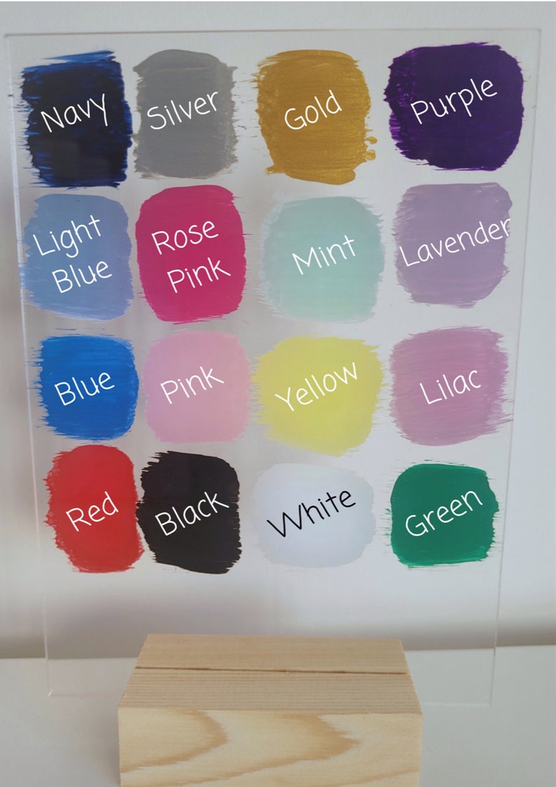 Personalised Christening Cake topper // Name // Date // Acrylic Circle image 9