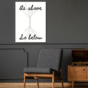 As above, so below...all our roots run deep