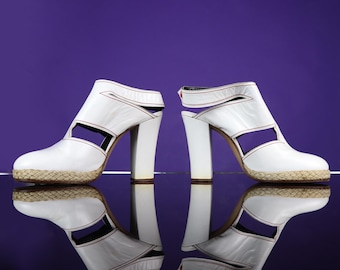 Vintage 1970s Manolo Blahnik Studio 54 NYC Heels Sandals