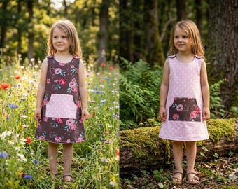 Precioso vestido reversible