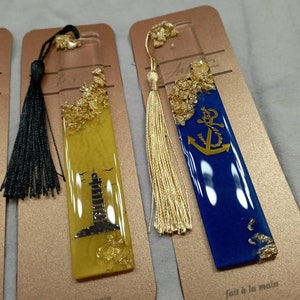 Handmade customizable epoxy resin bookmarks image 5