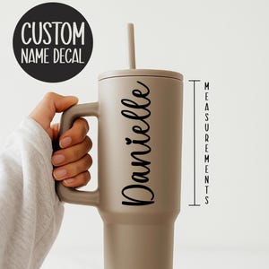 Custom Name Vinyl Decals, Custom Vinyl Stickers, Tumbler Name Decal, Personalized Vinyl Decal, Custom Text Decal, Personalized Gifts