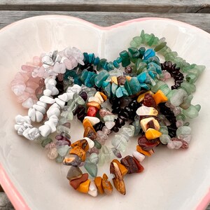 Crystal Chip Bracelets
