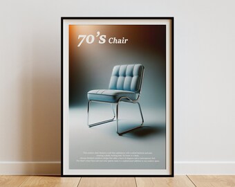 AKTIV's '1970's Chair' Exhibition Print: Nostalgic Design, First-Class Material, Tailored for Refined Tastes