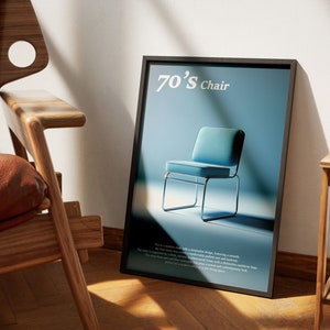 AKTIV's '1970's Classic Chair' Exhibition Print: Heritage Aesthetic, Time-Honored Visuals, Matches Contemporary Home Styles image 2