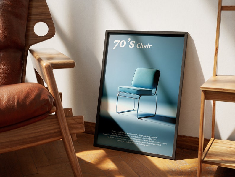 AKTIV's '1970's Classic Chair' Exhibition Print: Heritage Aesthetic, Time-Honored Visuals, Matches Contemporary Home Styles image 2