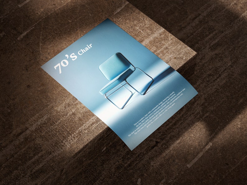 AKTIV's '1970's Classic Chair' Exhibition Print: Heritage Aesthetic, Time-Honored Visuals, Matches Contemporary Home Styles image 4