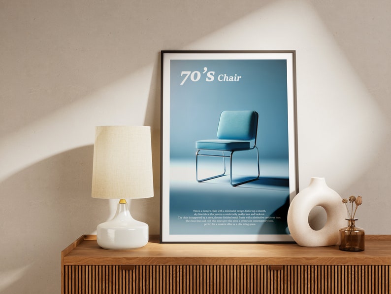 AKTIV's '1970's Classic Chair' Exhibition Print: Heritage Aesthetic, Time-Honored Visuals, Matches Contemporary Home Styles image 3