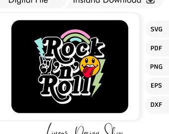 Rock N Roll Kids SVG, projekt koszulki dla malucha (pobranie cyfrowe)