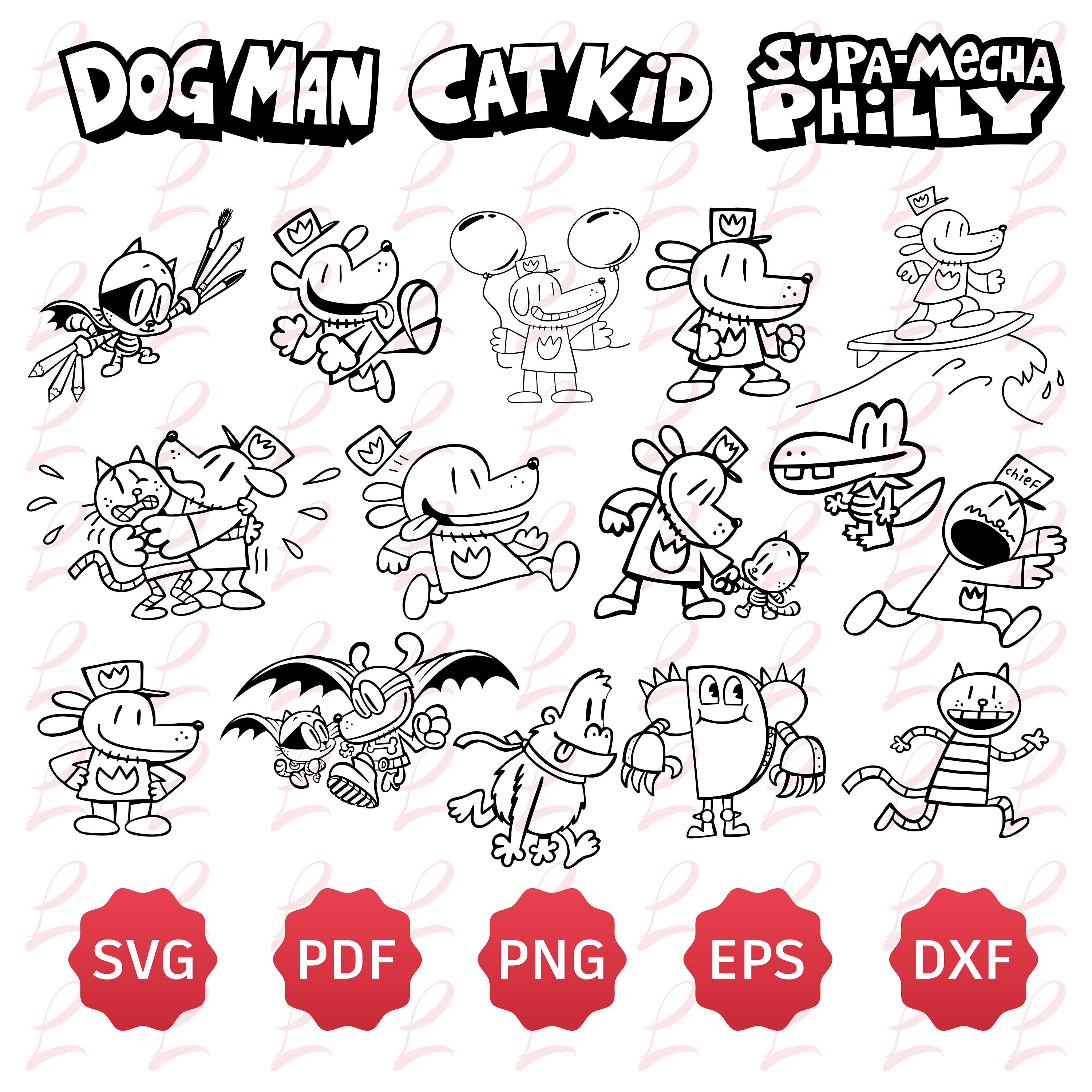 Dog Man Logo Svg