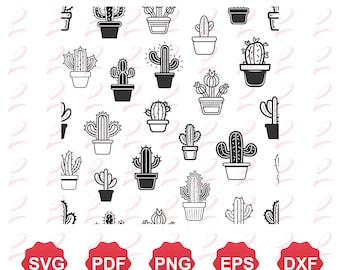 Cactus Seamless Pattern - Digital Print for Decoration, Pattern for Tote Bag, Background, textiles, wrapping paper, Digital Print
