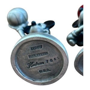 Mickey Mouse Disney Pewter Figurines by Hudson USA set of 4 image 4