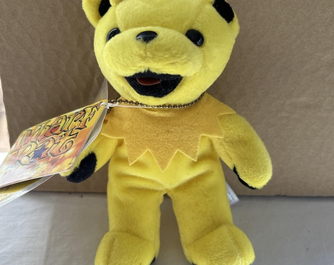 1999 Vintage Limited Edition Grateful Dead 7" Bear Wharf Rat 71' 02322 Of 25000