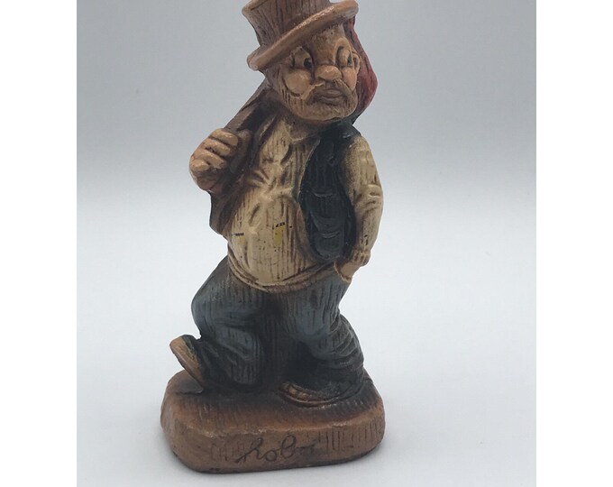 Resin Tramp Figure Multi Prod 52 Resin HOBO 5.25" Figurine