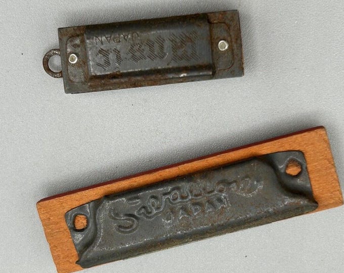 Sierallore Japan Harmonica Vintage  & CHILDS MINI MUSIC harmonica