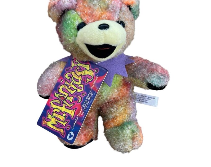 Grateful Dead plush bear 2000 Mr. Fantasy 6-14-84 Red rocks Amphitheater