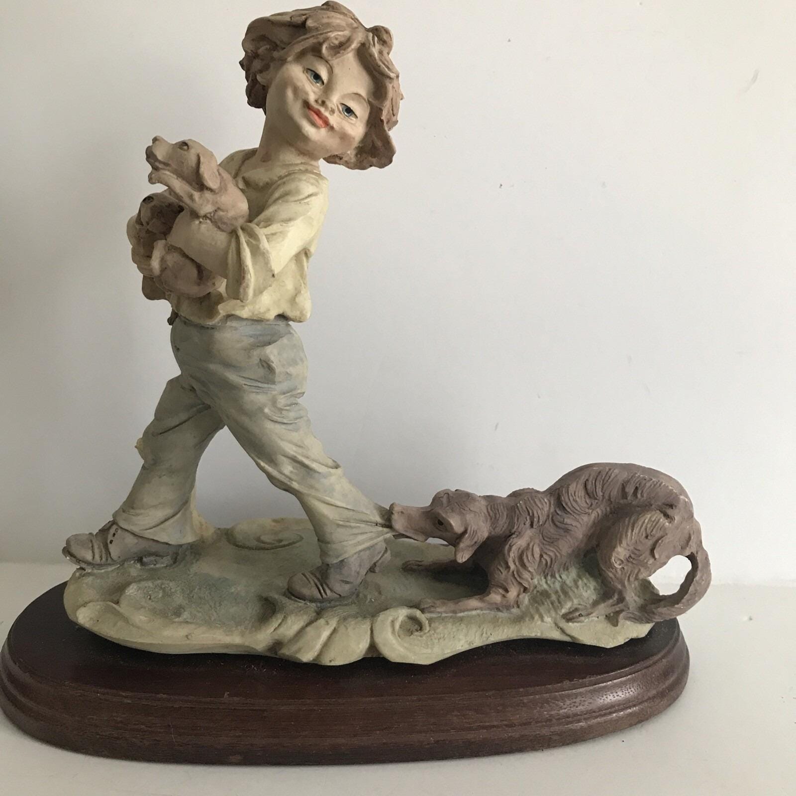 Boy With Dog Armani - Etsy