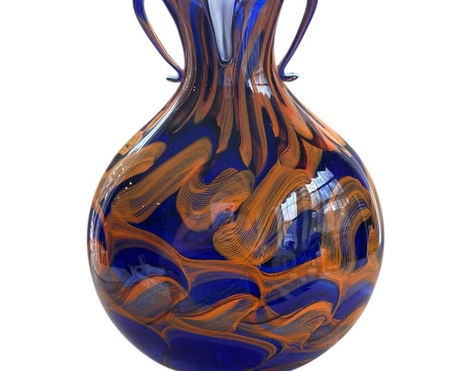 Murano Art Glass Italian 1970's Moretti vase
