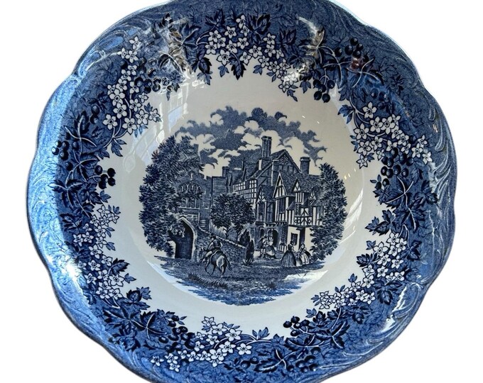 JG Meakin Romantic England Warwickshire West Gate  8 1/2" Round Serving Bowl