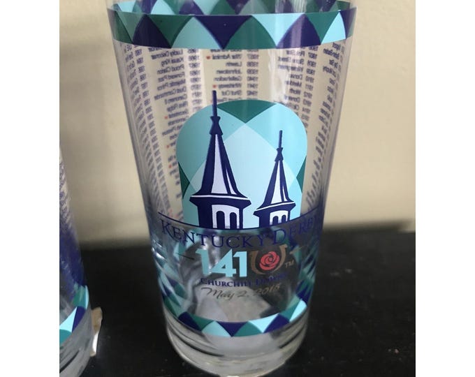 2015 141st Kentucky Derby Mint Julep Glasses set of 4