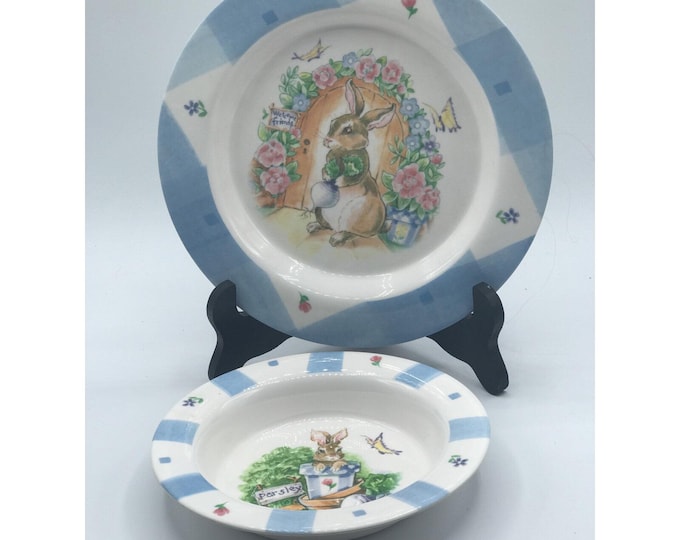 Pfaltzgraff Selandia Melamine Plate w/Bowl Childs Set