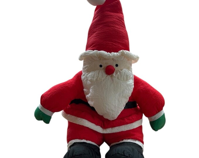 Dept 56 SANTA CLAUS 18" Parachute Plush Vintage