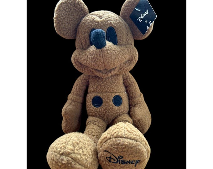 Disney x AE Mickey Mouse Brown Plush Special Edition American Eagle Plush 12/13"