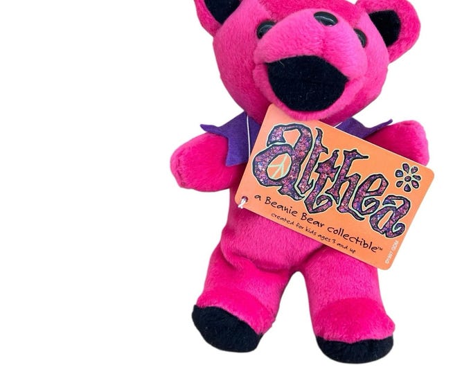 Gratful Dead plush bear 1997 Althea 8-12-79 Red Rocks Steven Smith