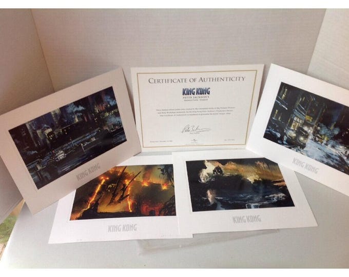 2005 King Kong Peter Jacksons LIMITED EDITION COA